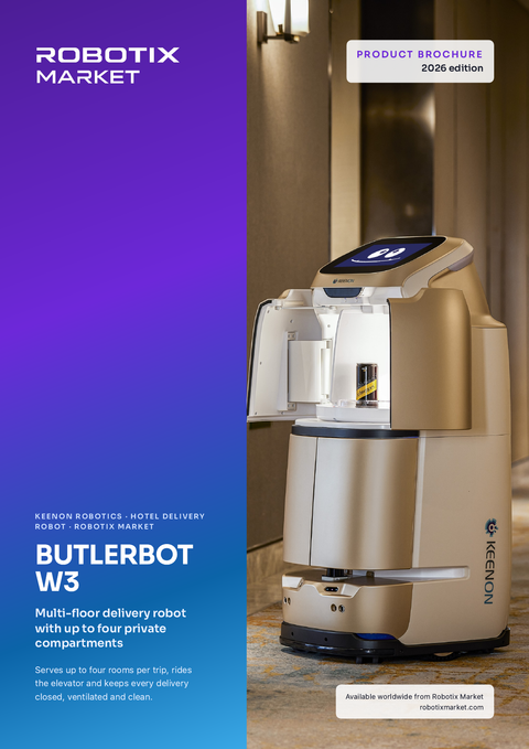 Keenon BUTLERBOT W3 Multi-Floor Service Robot – Product Brochure