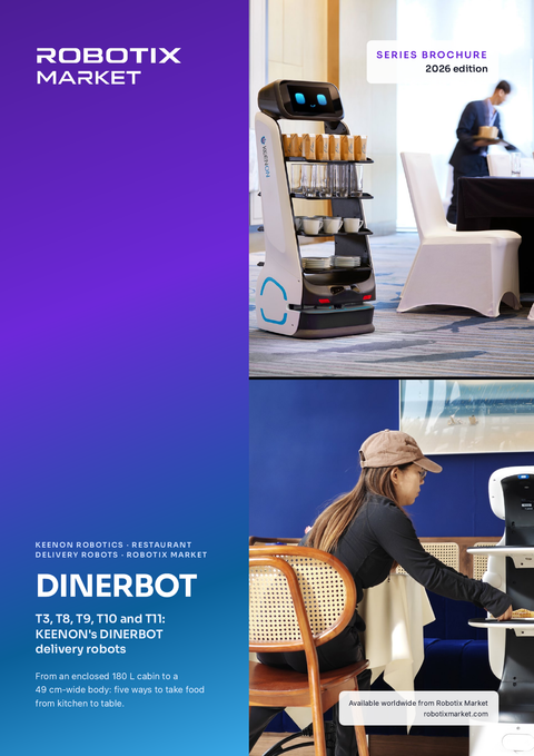 KEENON DINERBOT T3 · T8 · T9 · T10 · T11 – Brochure della serie