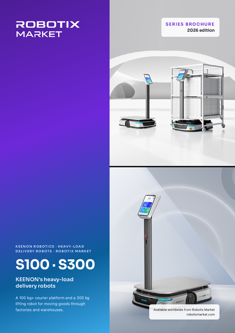 Robot corriere per carichi pesanti Keenon S100 – Brochure del prodotto