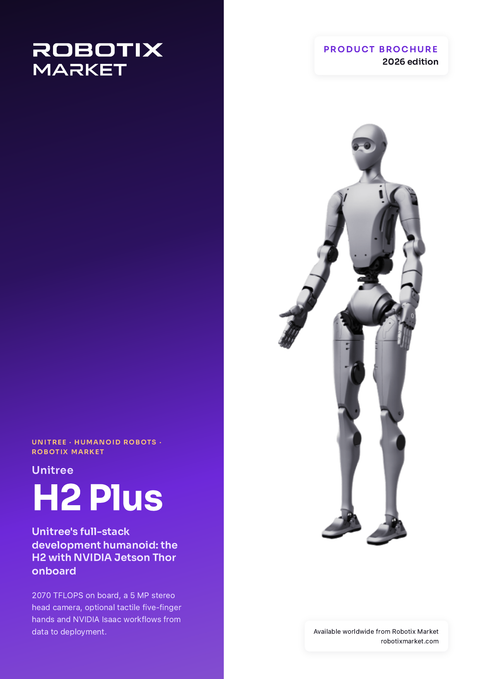 Robot umanoide Unitree H2 Plus – Brochure del prodotto